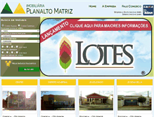 Tablet Screenshot of imobiliariaplanalto.com.br